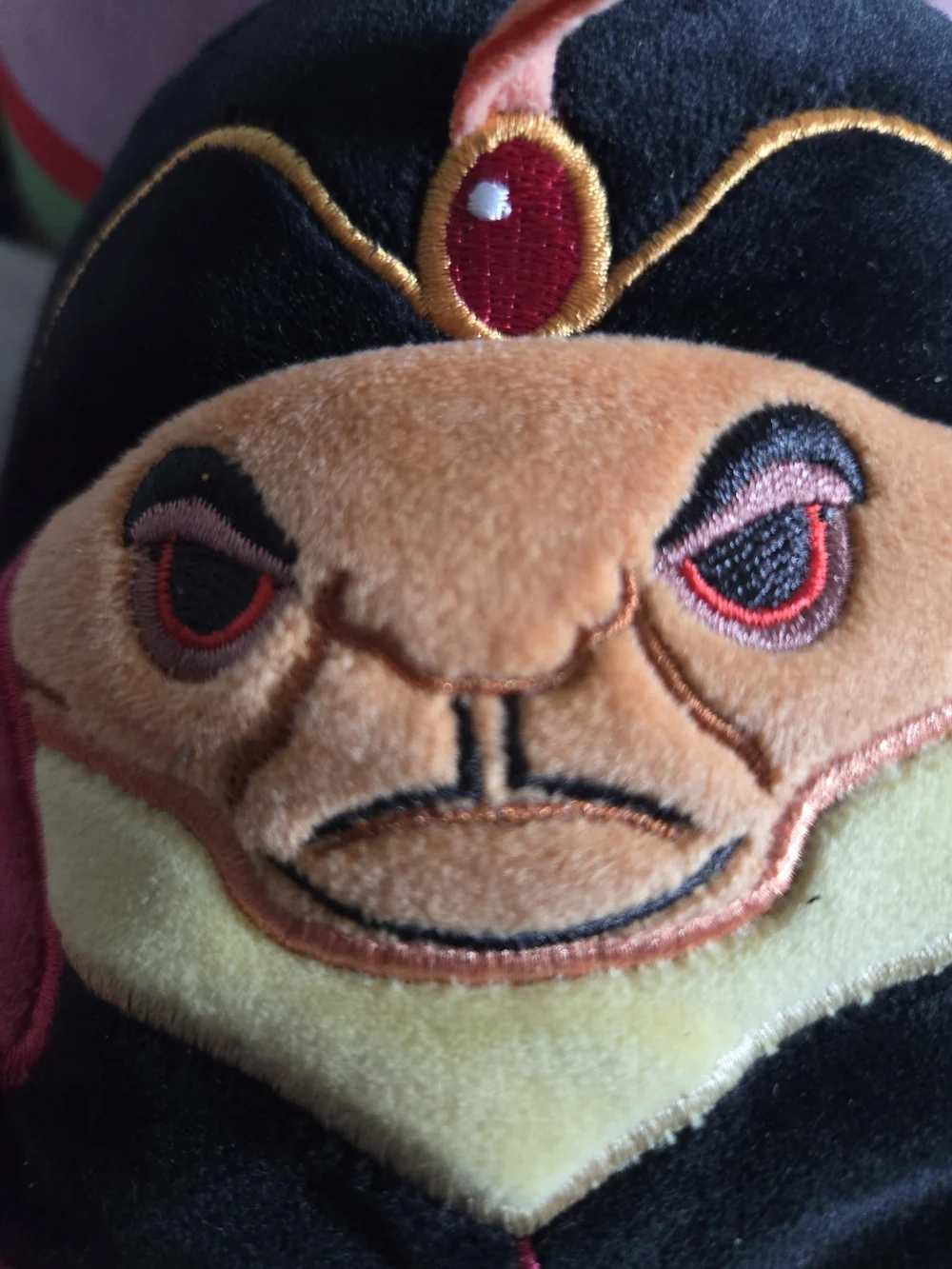 Disney Jafar Plush Villain Character Toy - Black & Tan